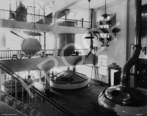 Aztec Brewing Co. - Interior - 1933 - San Diego History Center