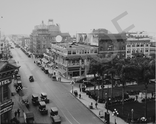 PARADE IN SAN DIEGO ON BROADWAY AVENUE 8X10 PHOTO 1920